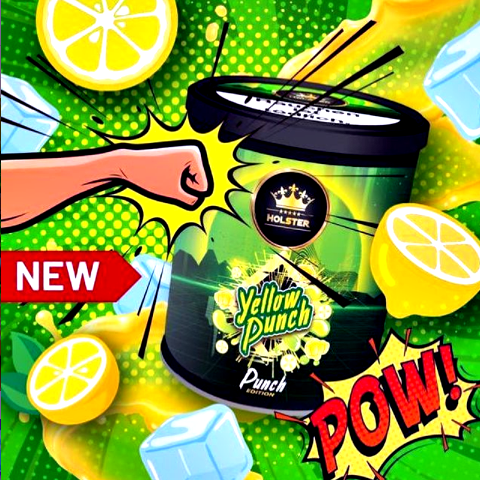 Holster Tobacco 200g - Yellow Punch Shisha Tabak