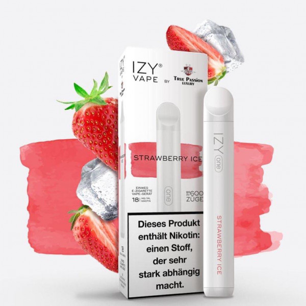 True Passion Strawberry Ice IZY Einweg E-Shisha