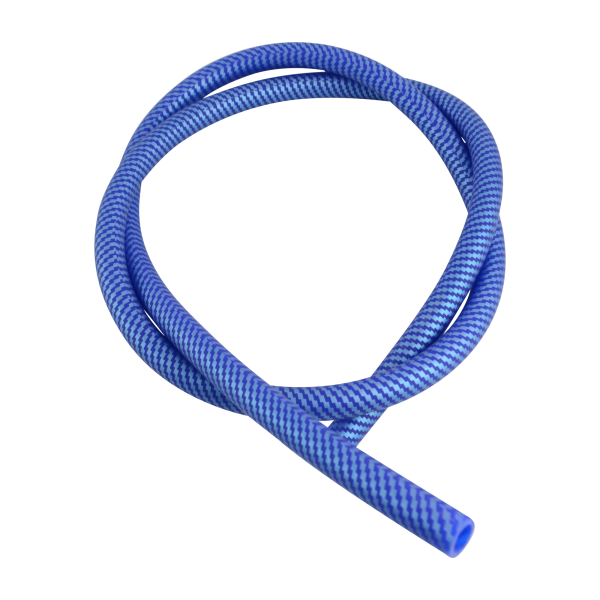 Silikonschlauch Carbonoptik (blau)