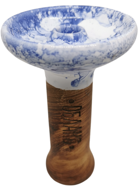 Oblako Phunnel Glazed Medium M - White Blue Lila Shisha Kopf