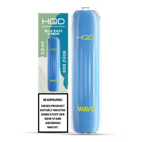 HQD Surv 600 Blue Razz Lemon Einweg E-Shisha